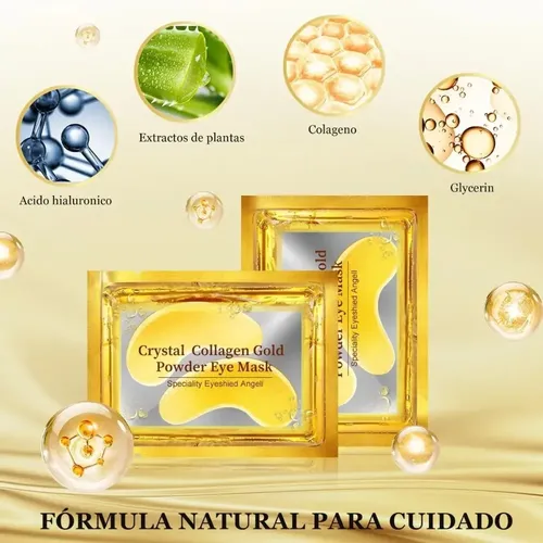 Máscara Facial Colágeno Oro Antiarrugas 25 Pares Todo Tipo De Piel