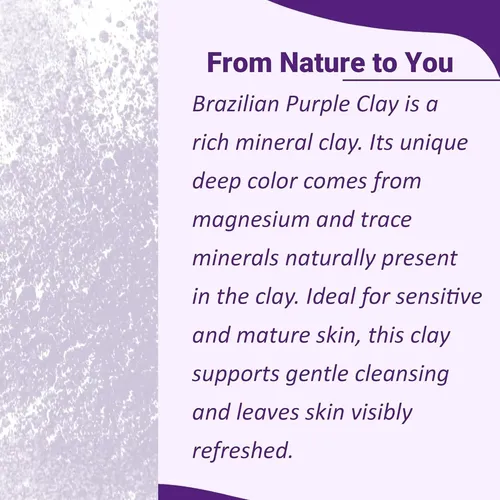 Mascarilla Purificante Arcilla Morada Brasileña 227 G