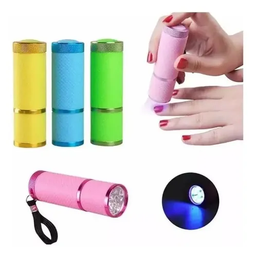 Kit Soft Gel 50 Tips Paris Night + Gel Solido + Linterna Uv.