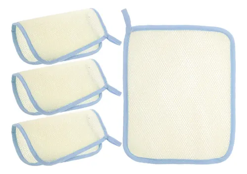 Paños De Baño Exfoliantes Para Rostro Y Cuerpo, 4 Unidades