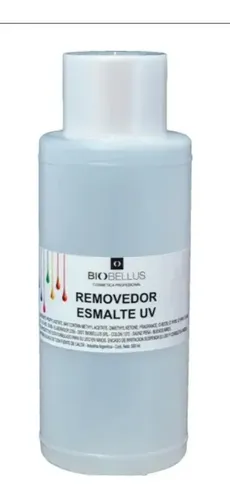 Removedor Líquido Biobellus Quitaesmalte UV Semipermanente 500ml Acetona