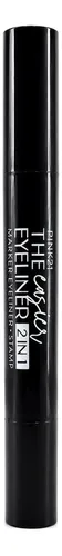 Set X 4 Delineadores Sello Ojos Double Liner Negro Pink 21
