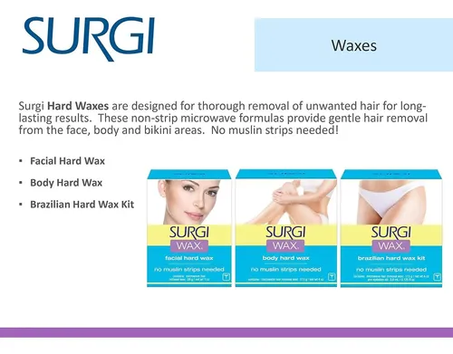 Cera Dura Surgi-wax 4 Oz Para Depilación Corporal