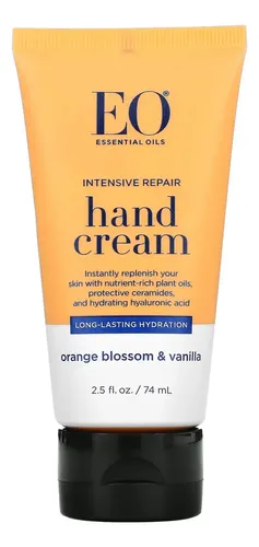 Eo Crema De Manos De Flor De Naranja Y Vainilla, 2.5 Fz