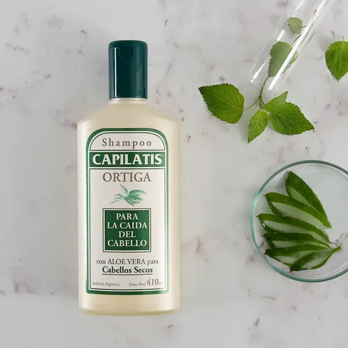 Shampoo Capilatis 410 Ml Ortiga Aloe Vera P/ Cabellos Secos