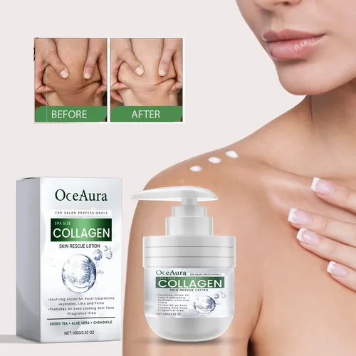 Crema Corporal De Colágeno Oceaura Para Una Piel Suave E Hid