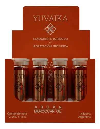 Yuvaika Kit X6 Ampollas Moroccan Oil Argan