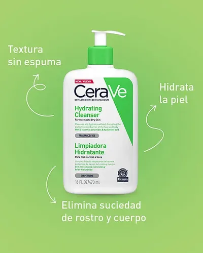 Loción Hidratante Limpiadora Cerave 473 Ml