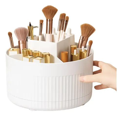 Organizador Maquillaje Giratorio Portacosmeticos Multiuso