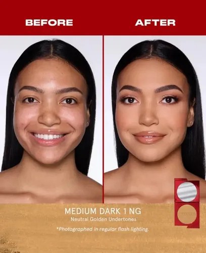 One / Size Polvo Versátil Turn Up The Base By Patrick Starrr Medium Dark 1 (ng) Bronceado Medio – Subtonos Dorados Neutros