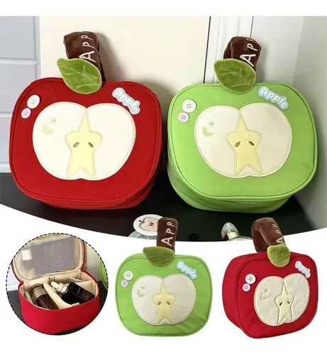 Cw Bolsa De Maquillaje De Felpa Para Viajes, Bolso De Bellez