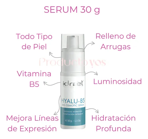 Serum Con Hialuronico Piel Mixta Antiage Arrugas B5 Idraet
