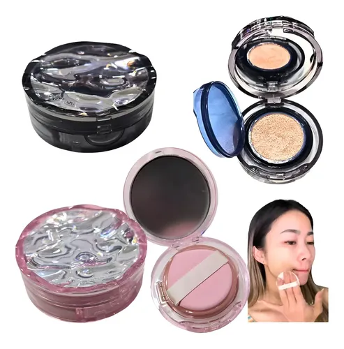 Base Maquillaje Cushion +repuesto Coreana Gege Bear 01-oil Control