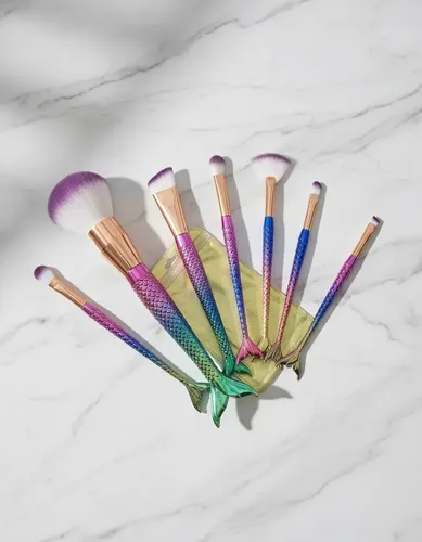 Set De Brochas Sirena X 7 Piezas