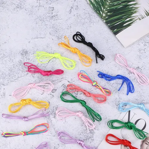 20 Uds. Cintas De Pelo Trenzadas Coloridas A La Moda