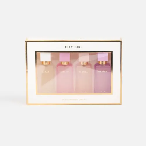 Set Perfumes City Girl Eau de Parfum 4 Fragancias 20ml Mujer Moderna