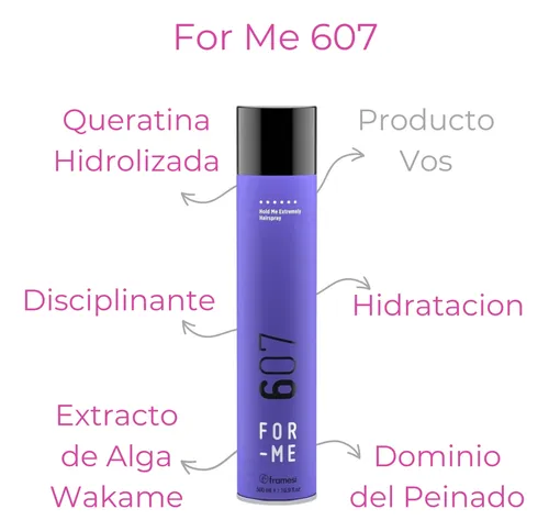 Kit Peluqueria Profesional Peinado Salon X6 For Me Framesi