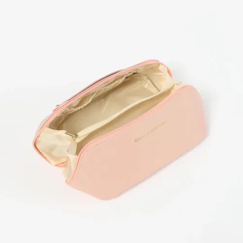 Neceser Viral de Maquillaje Arrow Impermeable de Cuero Sintético Rosa