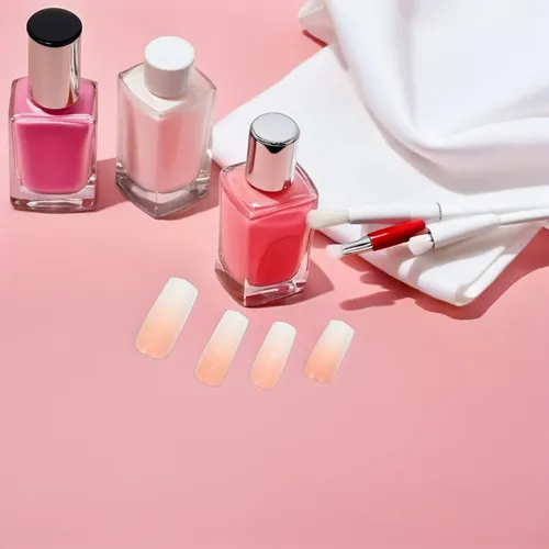 120 Uñas Postizas Cortas Degradadas Para Mujer