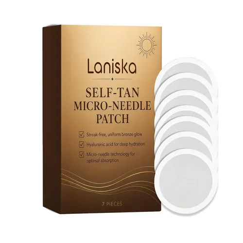Parche Bronceador Con Microagujas Laniska: Cómodo De Usar, I