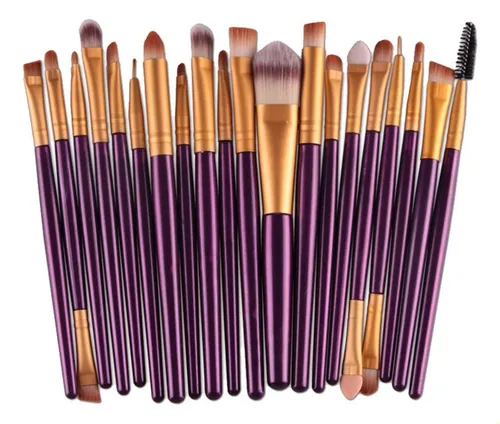 20 Unidades Pinceles De Maquillaje De Cosméticos Brocha De