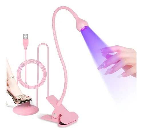 Lámpara De Uñas Uv Led Aoraem Rosa Con Control De Pie