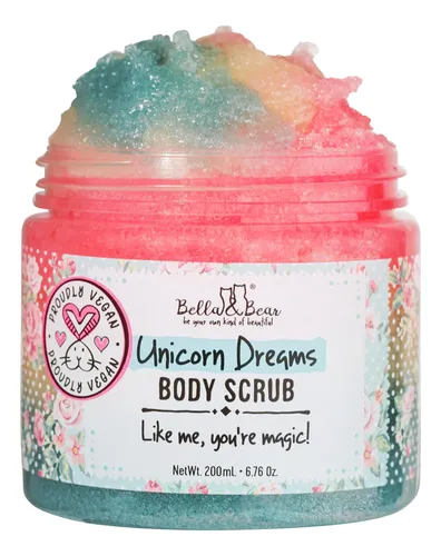 Exfoliante Corporal Bella & Bear Unicorn Dream Vegano Y Crue