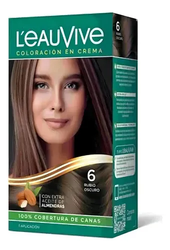 L’eau Vive Kit Tintura Coloración En Crema Tono 6 rubio oscuro