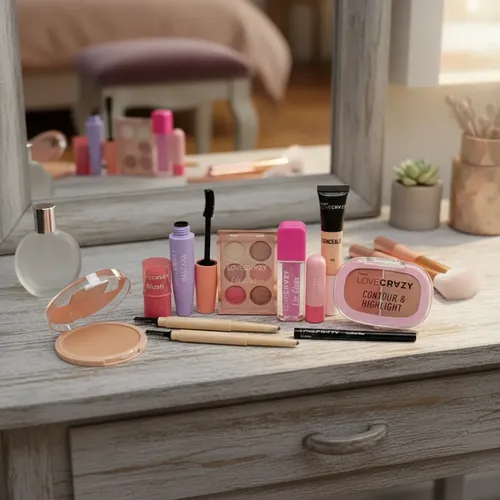 Combo De Maquillaje Basico Economico Tejar Love Crazy
