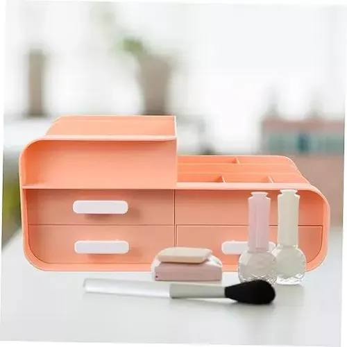 Organizador Porta Maquillaje Cosméticos 3 Cajones 9 Espacios