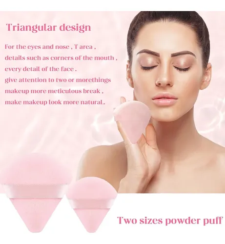 Kit 14 Esponjas De Maquillaje Para Polvo Rosa Mediana