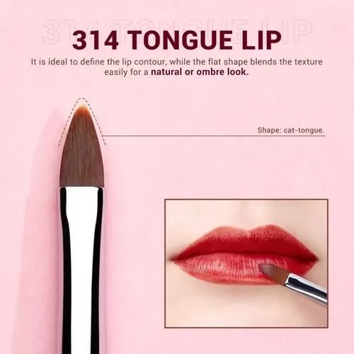 Jessup Kit, 5 Piezas, Pinceles Para Maquillaje De Labios, T3