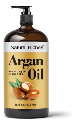 Aceite De Argán Natural Riches 473ml Hidratante Capilar