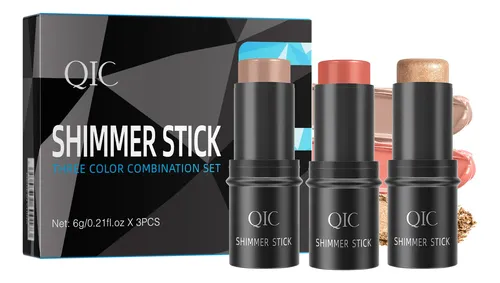 Qe Kit Iluminador En Barra Para Rostro Y Contorno Mkd-q517a