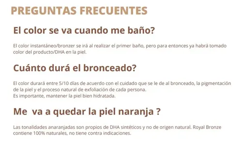 Loción Autobronceante Royal Bronze Dha 10% Dark 50ml