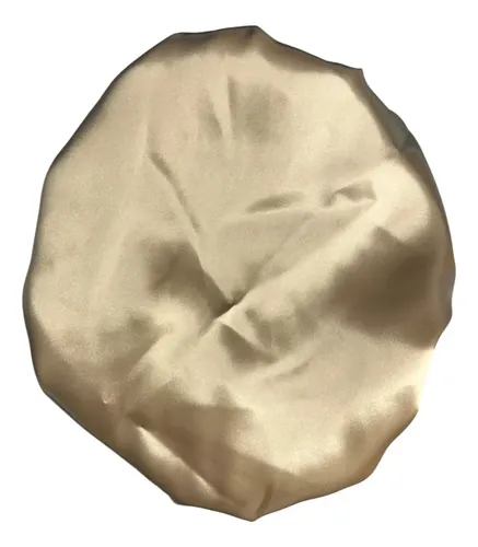 Gorro de peluquería satén Bonpel Simple dorado para proteger cabello