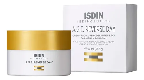 Crema Facial A.G.E Reverse Day Isdin día para piel normal de 50mL/51.5g