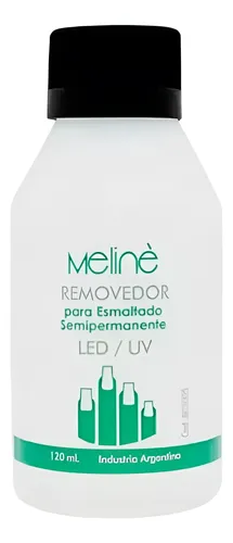 Meline Removedor Para Esmalte Semipermanentes Manicura 120ml