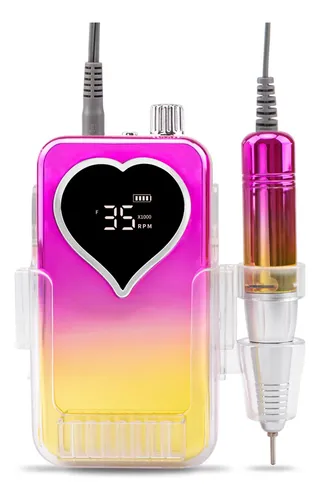 Taladro De Uñas Eléctrico 0-35000 Rpm Recargable Con Cable