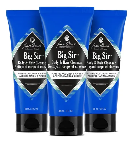 Limpiador Corporal Y Capilar Jack Black Big Sir 90 Ml (paque
