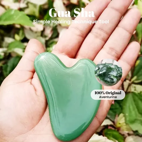 Herramienta De Masaje Jade Roller Gua Sha Para El Cuidado De