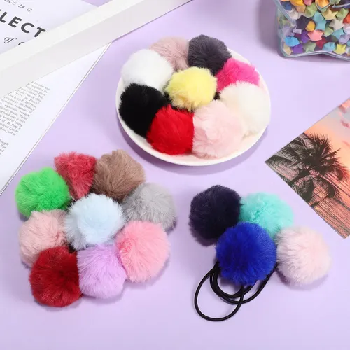 22 Unidades De Cintas Para El Pelo Con Forma De Bola, Con Fo