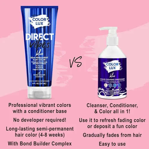 Color Lux Direct Vibes Color Semi-permanente Azul 236 Ml