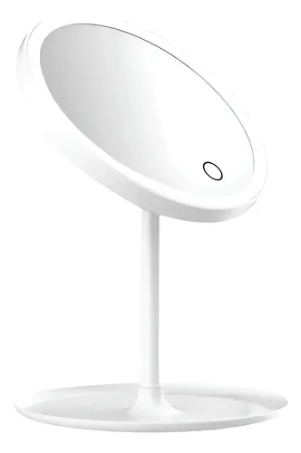 Espejo Con Luz Led Para Maquillaje Redondo 3 Tipos De Luz