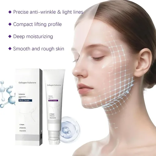 Crema Mágica De Colágeno Y Fullerenos Para El Cuello