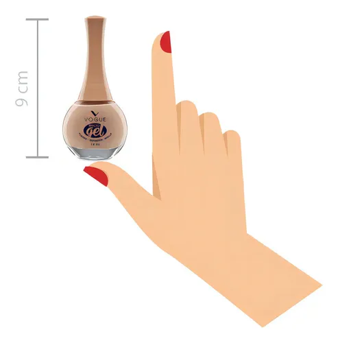 Esmalte Para Uñas Vogue Efecto Gel De Larga Duración 14 Ml