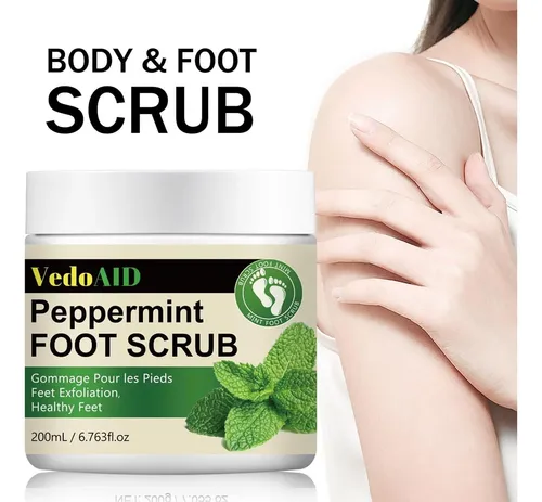 Exfoliante De Pies De Menta Vedoaid 200ml