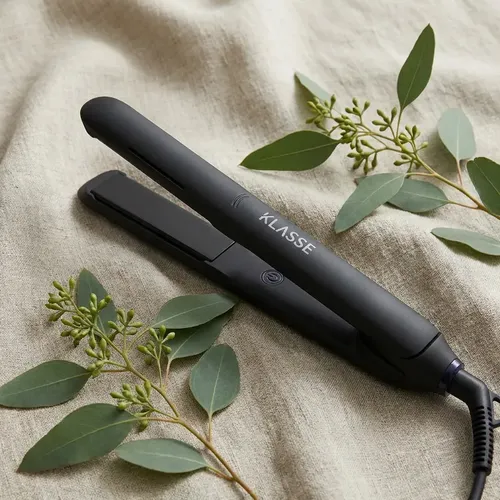 Planchita De Cabello Klasse Con Tecnologia Cerámica 230°c Negro