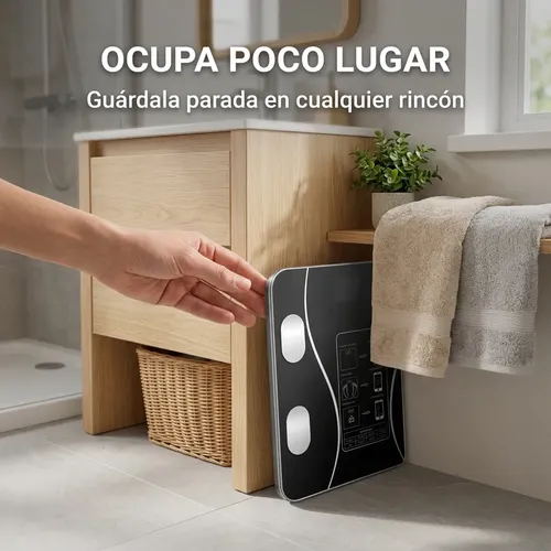 Balanza Inteligente Bluetooth App Celular Baño 180kg