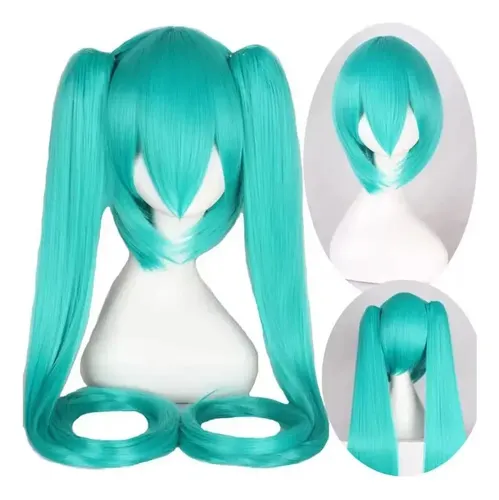 Lake Blue For Miku Cosplay Wig 120cm
